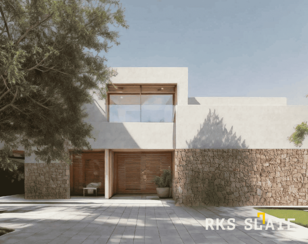 Как не переплатить при заказе камня для фасада RKS SLATE Noche Travertine Loose – ответ внутри