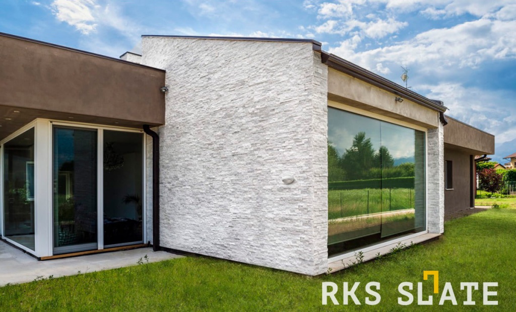 3D панели Кварцит White Quartz Classic RKS SLATE