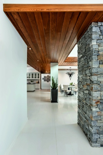 3D панели из природного камня, выполненные из кварцита Nordic Blend Country