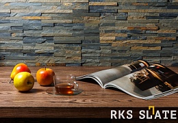 3D панели RKS SLATE Сланец Dark Multicolor Pencil