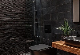 3D панели RKS SLATE Сланец Black Waterfall Pencil