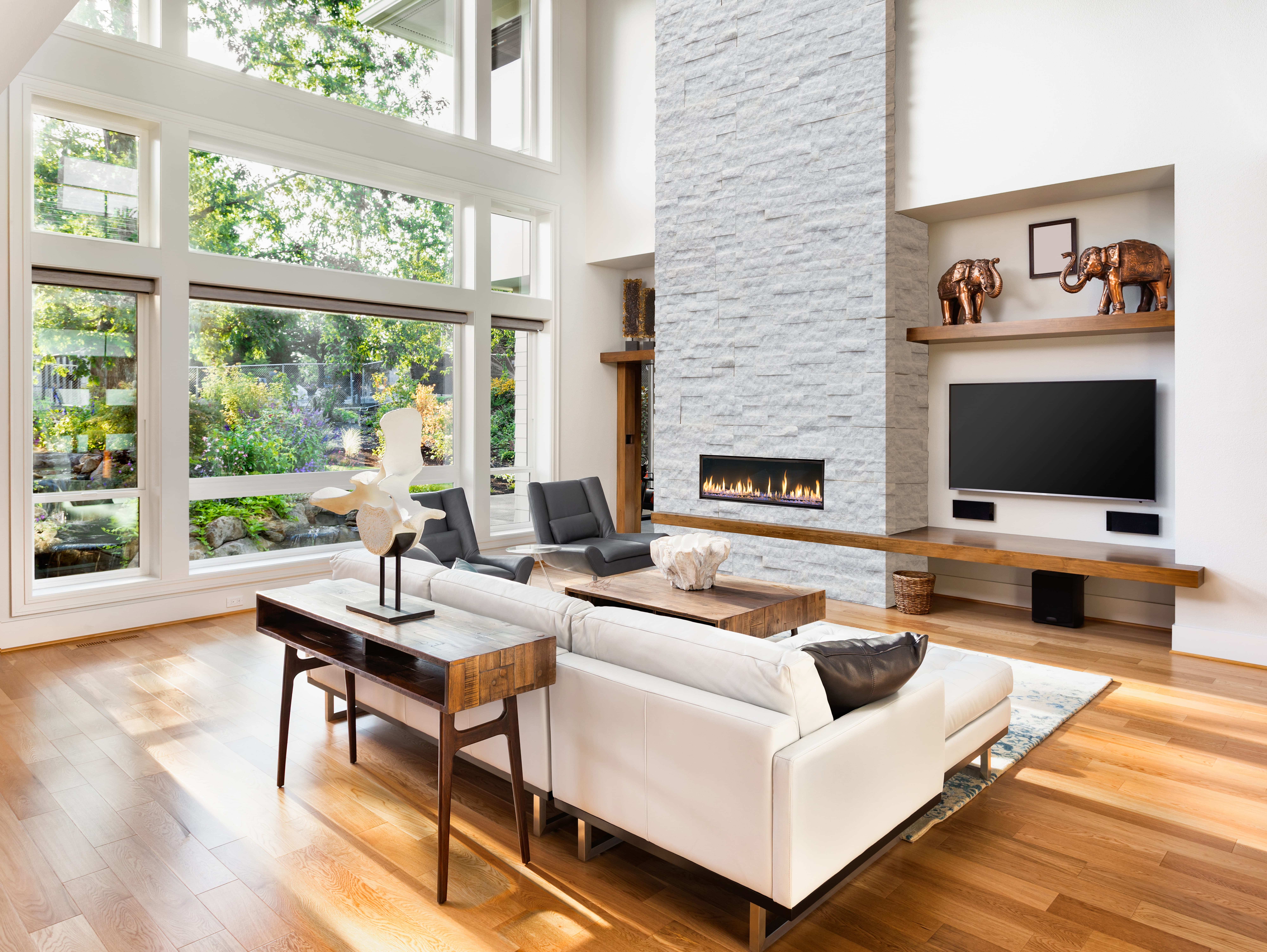 3D панели RKS SLATE Кварцит White Quartz Classic в облицовки камина