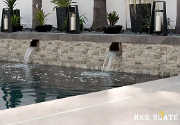 3D панели RKS SLATE Травертин Silver Travertin