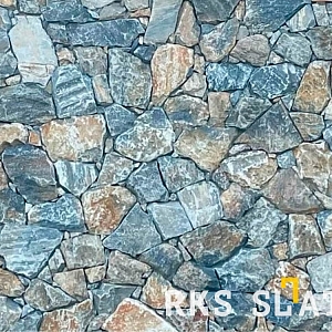 Облицовочный натуральный камень RKS SLATE Beige Grey Quartz Loose