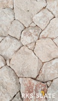 Облицовочный камень для фасада RKS SLATE Cream Beige Marble Loose