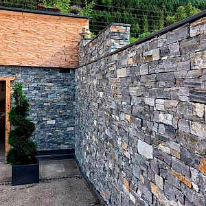 Фасадный натуральный камень для наружной отделки RKS SLATE Кварцит Nordic Blend Country