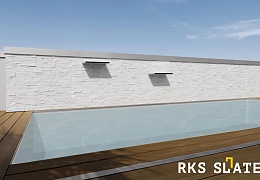 3D панели RKS SLATE Кварцит White Quartz Modern