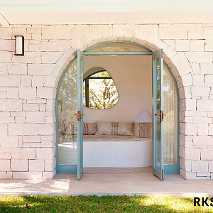 Фасадный камень для наружной отделки 3D панели RKS SLATE Песчаник White Sandstone Country