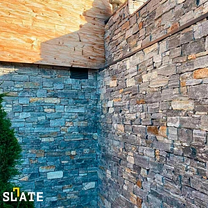 Облицовочный камень натуральный для фасада RKS SLATE Кварцит Nordic Blend Country