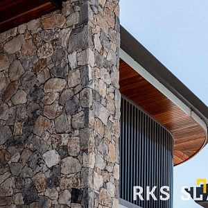 Фасадный натуральный камень для декора RKS SLATE Beige Grey Quartz Loose