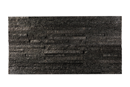 3D мозаика из натурального камня Кварцита Black Quartz Pencil 