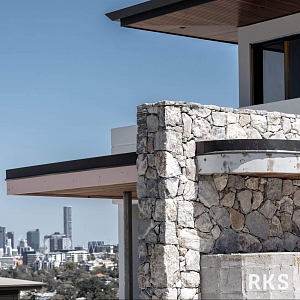 Облицовочные камни для фасада дома RKS SLATE Beige Grey Quartz Loose