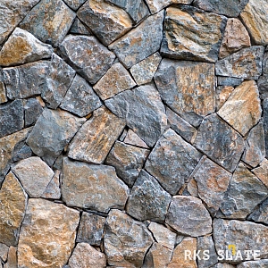 Декоративный облицовочный камень RKS SLATE Beige Grey Quartz Loose