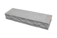 Серый Бордюр (поребрик) из камня, Belgian Grey, колотый, 80х1000 мм из натурального камня песчаник