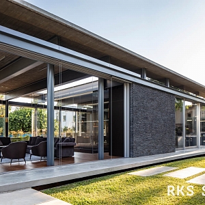 Фасадный камень для наружной отделки дома 3D панели RKS SLATE Сланец Black Waterfall Pencil