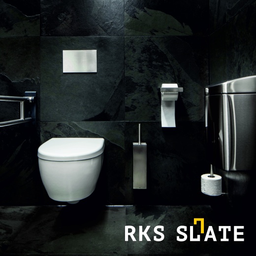 Плитка из натурального черного сланца RKS SLATE