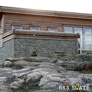 Фасадные панели крупный камень RKS SLATE Кварцит Boston Blend Country