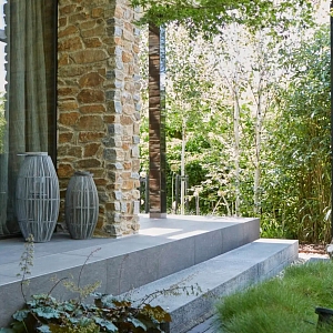 Фасадный камень для цоколя RKS SLATE Beige Quartz Strips