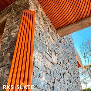 Облицовочный камень 3D панели RKS SLATE Кварцит Black Quartz Country