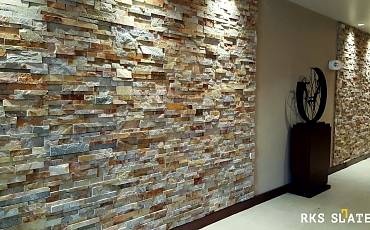 3D панели RKS SLATE Сланец Beige Slate Classic облицовка стен натуральным камнем