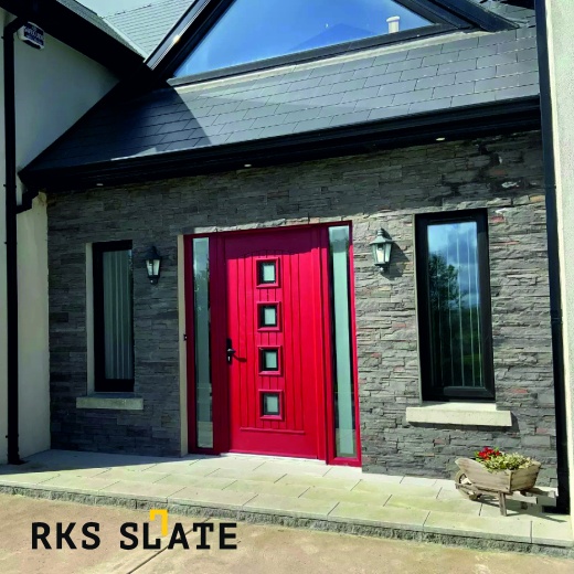 3D мозаика из камня RKS SLATE Сланец Rustic Rockface. Облицовка фасада