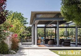 3D панели RKS SLATE Сланец Black Waterfall Pencil