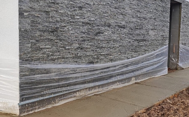 Поставка 3D панелей RKS SLATE Кварцит Green Quartz Classic на объект г. Москва