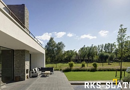 3D мозаика из камня RKS SLATE Кварцит Monsoon Black Rockface