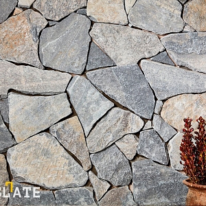 Облицовочный камень стены RKS SLATE Кварцит Nordic Blend Country