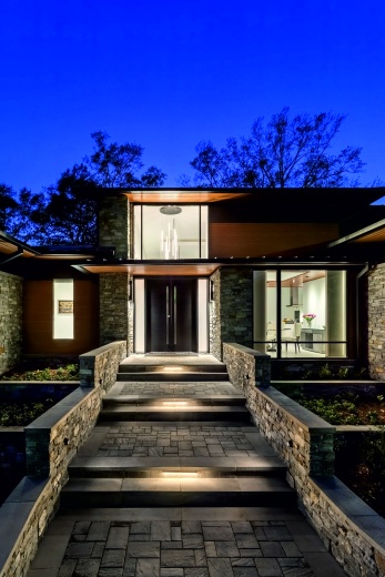 3D панели из природного камня, выполненные из кварцита Nordic Blend Country