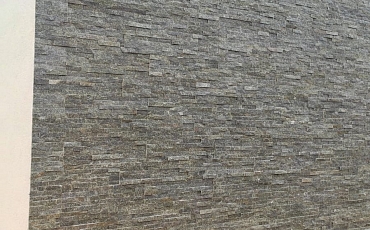 Поставка 3D панелей RKS SLATE Кварцит Green Quartz Classic на объект г. Москва