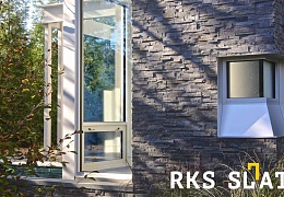 3D панели RKS SLATE Сланец Black Slate Modern