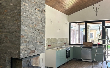 Облицовка камина 3D панели из натурального камня RKS SLATE Кварцит Rustic Classic Z г. Москва