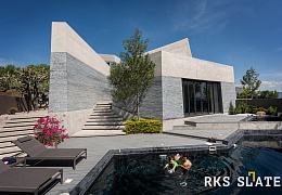 3D панели RKS SLATE Сланец Black Waterfall Pencil