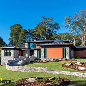 Фасадный камень для наружной отделки дома RKS SLATE Кварцит Nordic Blend Country