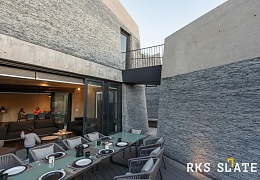 3D панели RKS SLATE Сланец Black Waterfall Pencil