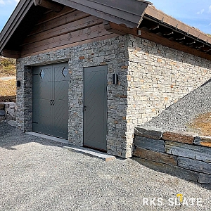 Фасадный натуральный камень RKS SLATE Кварцит Boston Blend Country