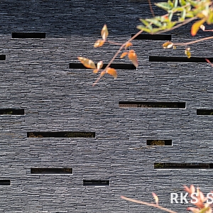 Облицовочный камень 3D панели RKS SLATE Сланец Black Waterfall Pencil