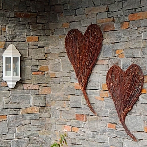 Фасадный камень для наружной отделки дома RKS SLATE Кварцит Boston Blend Country