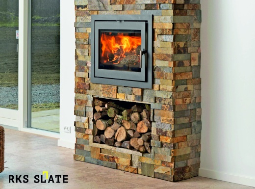 камин облицовка натуральным камнем