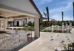 3D панели RKS SLATE Травертин Silver Travertin