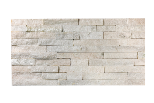 Текстура белого кварцита 3D панели RKS SLATE White Quartz Classic, крупный план