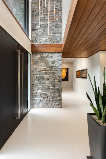 3D панели из природного камня, выполненные из кварцита Nordic Blend Country