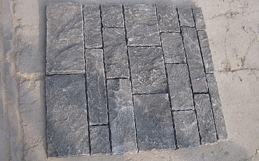 3D панели из натурального камня Midnight Black Country изготовленные специально под проект архитектора