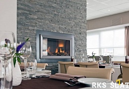 3D мозаика из камня RKS SLATE Кварцит Monsoon Black Rockface