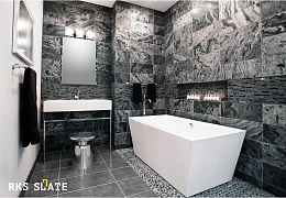 Сланец RKS SLATE Silver Grey Matrix Honed