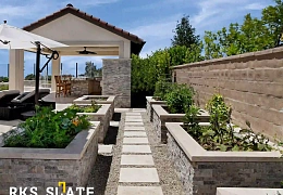 3D панели RKS SLATE Травертин Silver Travertin