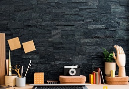 3D панели RKS SLATE Кварцит Black Quartz Modern