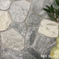 Фасадный камень RKS SLATE Cloudy Grey Quartz Loose
