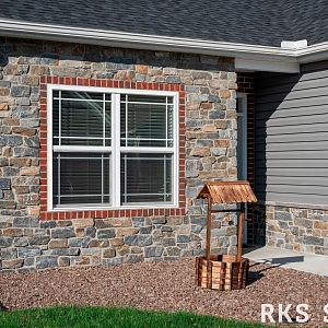 Фасадные панели крупный камень RKS SLATE Bergen Blend Castle